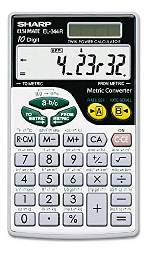 Calculadora Básica Sharp El344rb El344rb Calculadora De Bill