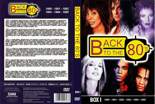 Back To The 80's Colección En Dvd. 1981-1990. 14 Discos!