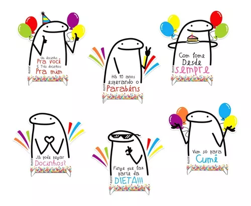 Decoração de Mesa Flork Meme Festcolor