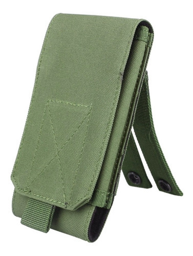 Funda Tactica Militar Para Celular Color Verde D3056 Nombre Del Diseño Liso Altura 17 Cm Color Verde Oscuro