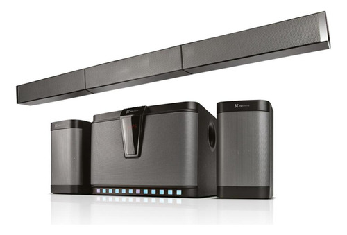 Barra De Sonido 5.1 Klipxtreme Ksb-500 Bt 300watt Led/usb/sd
