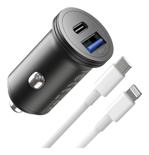 Cargador De Coche Para iPhone 13, Adaptador Rpido Usb C De 4