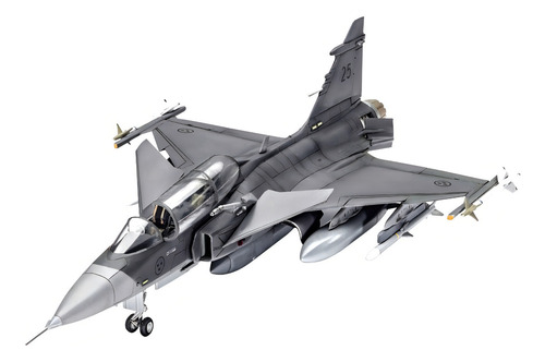 Revell 03956 Saab Jas-39d Gripen Twinseater-1/72 Kit Plastim