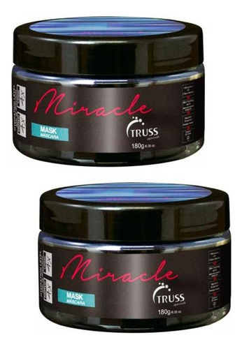 Kit 2 Truss Miracle Summer Máscara De Tratamento - 180g