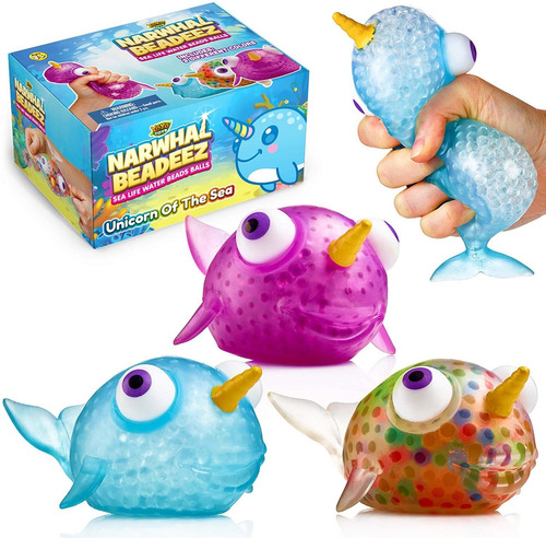 Bolas Para Aliviar El Estrés De Beadeez Narwhal Juego ...