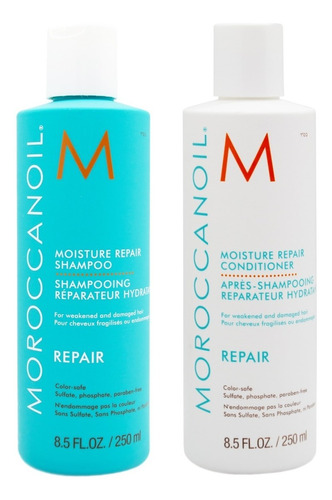 Moroccanoil Kit Repair Shampoo X 250 + Acondicionador X 250