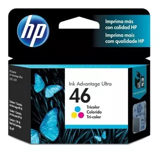 Cartucho Hp 46 Tricolor Impresora Deskjet Ink 2529 4729 5739