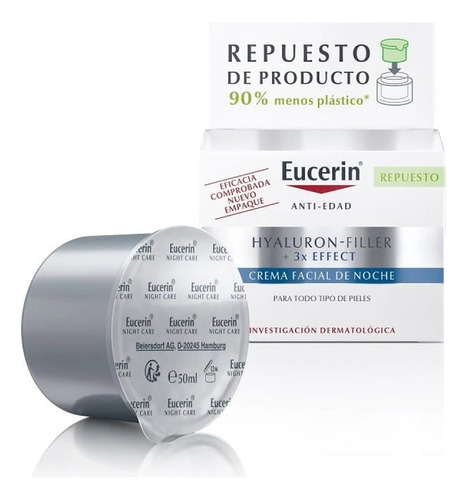 Eucerin Hyaluron Fyller Crema Noche Refill X 50 Ml  