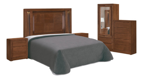 Recamara King Size Australia Nogal Këssa Muebles