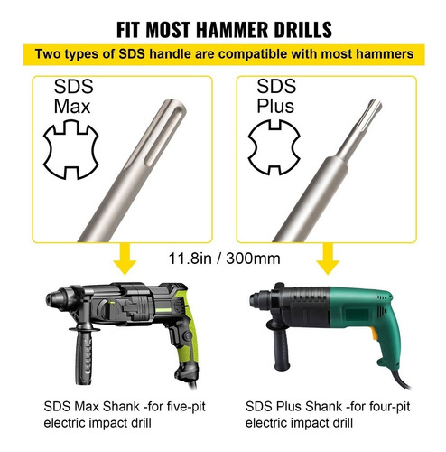 Kit Brocas Pasamuros Sacabocado 30 40 65 80 100 Mm