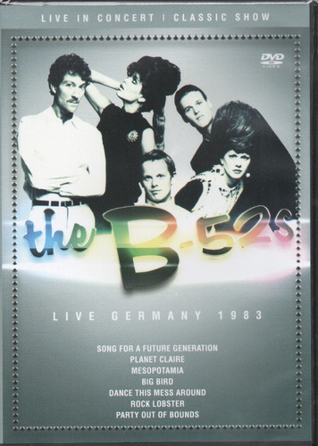 Dvd B-52 S Live Germany 1983 Dvd
