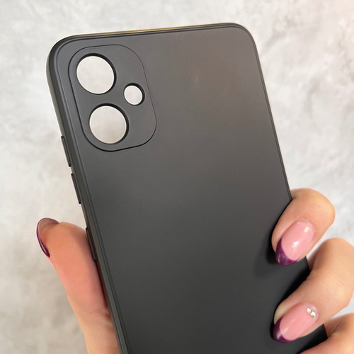 Funda Silicona Cubre Cámara Para Samsung Linea- Coolcase Negro A06