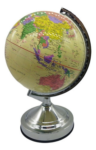 Globo Terrestre Grande 30cm Planisferio Escolar Mapa Atlas A