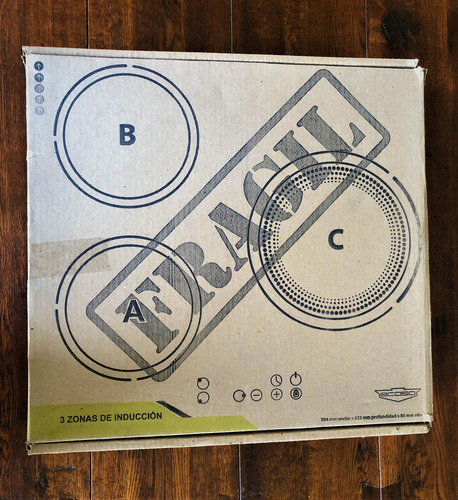 Cocina De Inducción Marca Ecasa (3 Zonas)