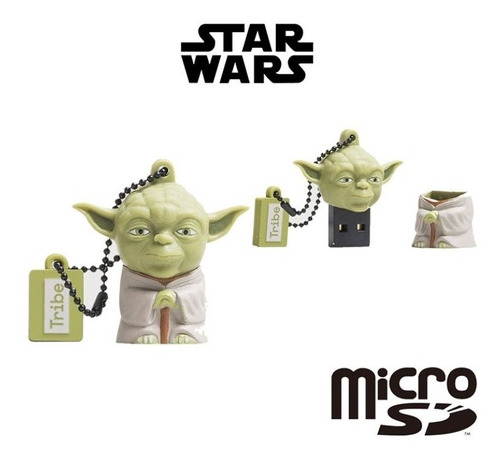 Lector De Micro Sd Coleccionable Figura  Star Wars 