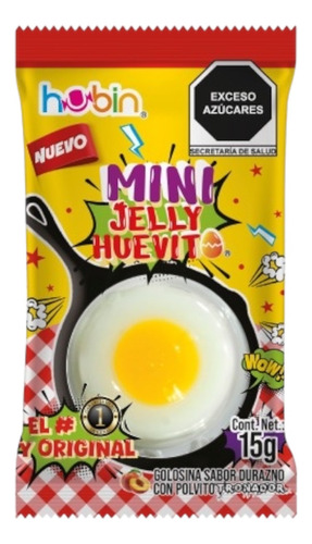 Mini Jelly Huevito Tronador Caja 24pz De 15g Hubin Original