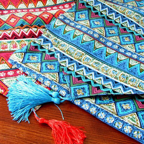 Imagen 11 de 12 de 2pcs Estera Mesa Corredor Borla De Algodón Accesorios De