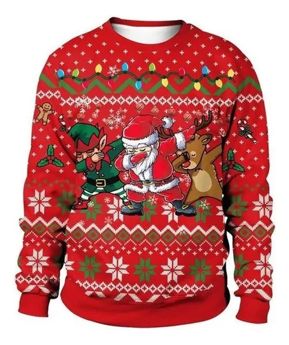 Sueter Feo Navidad Pareja MercadoLibre