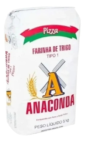 Farinha De Trigo Especial Para Pizza Anaconda 5kg