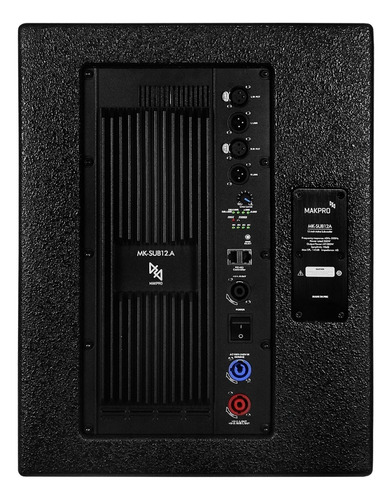 Subgrave Ativo Mak Pro Mk-sub12a 12'' 600w Bi-amplificada