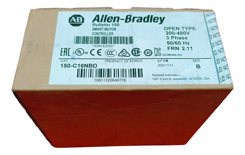 Allen Bradley 150-c16nbd Arrancador Suave De Estado Sólido