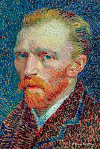 Van Gogh Auto Retrato Mini Rompecabezas 1000 Piezas Tomax