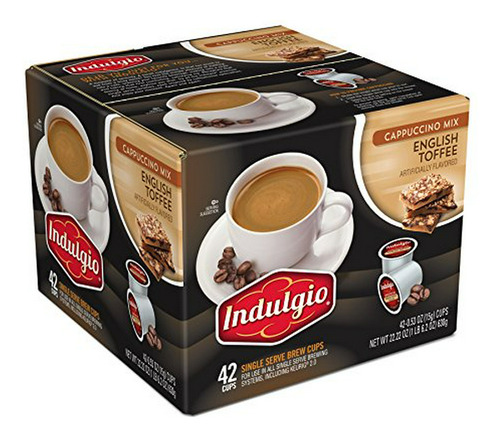 Cappuccino English Toffee, Compatible Con Keurig 2.0.