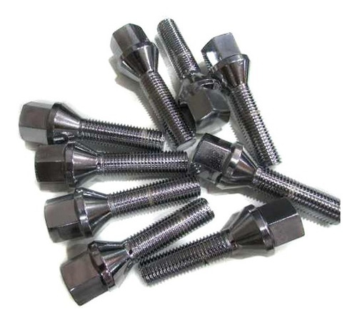 Imagen 1 de 3 de Set De 16 Bulones Cromados 48mm De Rosca Llantas Cavallino