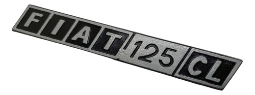 Fiat 125 Cl - Insignia Placa Trasera