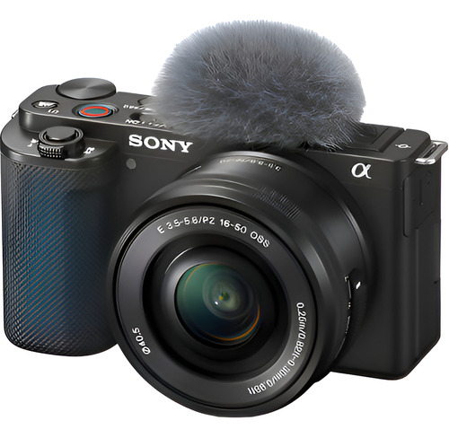 Câmera Fotográfica Sony Zv-e10 Mirrorless Com Lente 16-50mm