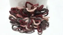 Comprar Boho Prendedores Artesanales Tejidos Style Gypsy 8cm Bordo