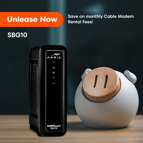 Combinación De Módem-router Por Cable Arris Sbg10 Docsis 3.0