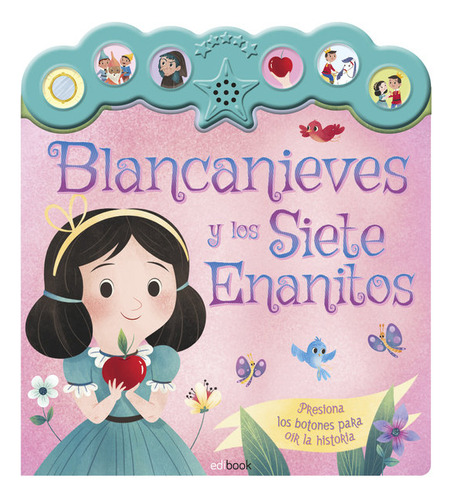 Lee Conmigo U Libro Sonoro U Blancanieves Y Los 7, De Varios. Editorial Edibook, Tapa Dura En Español