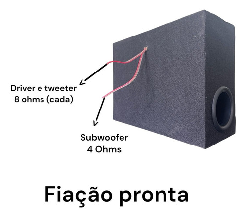 Caixa Trio Completa Slim Dutada Bomber Outdoor Driver + Twee