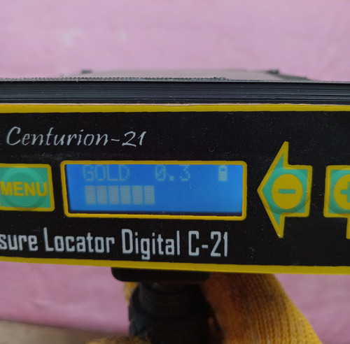 Detector De Metales Oro Plata. Original Centurion C_21 Verde Lima (Usado)