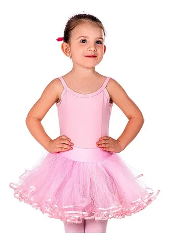Saia tutu bailarina infantil 2025