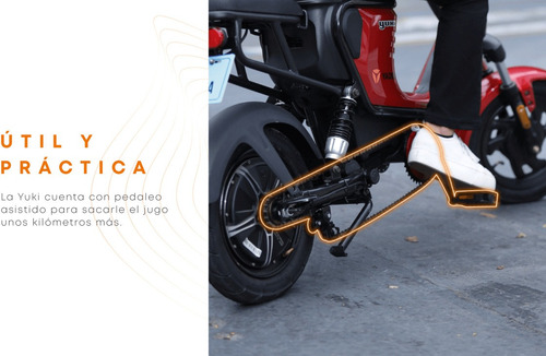 Imagen 19 de 22 de Bicicleta Eléctrica Yadea Modelo Yuki Motos Eléctricas