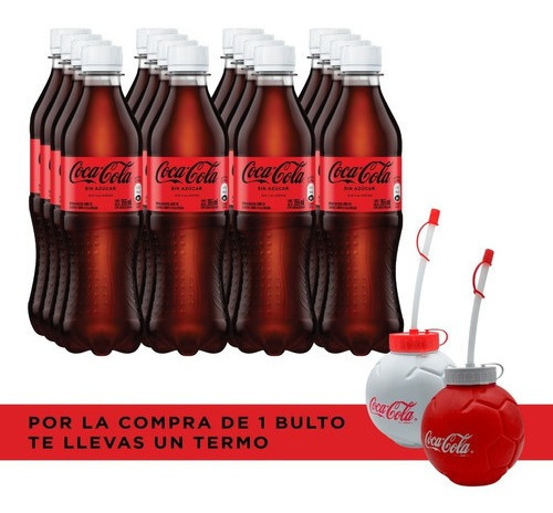 Refresco Coca - Cola Sin Azúcar 355ml 16 Unidades Promoción