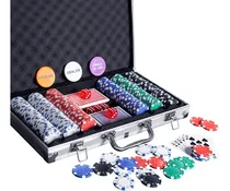 Comprar Juego De Fichas De Poquer - 300 Fichas De Poquer Con Estu...