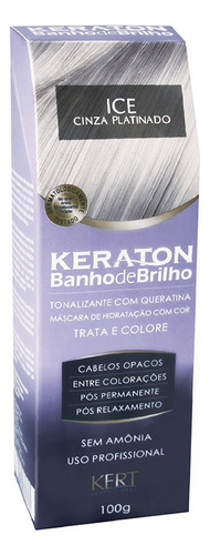 Keraton Banho De Brilho Ice Cinza Platinado Kert