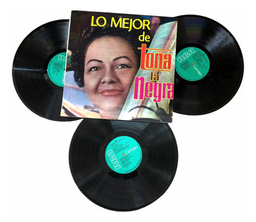Vinilo Toña La Negra Album 3 Lps Lp Boleros Eilcolombia