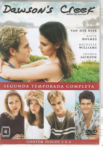 4 Dvds - Dawson's Creek - 2ª Temporada Completa