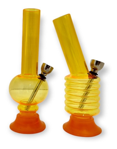 Bong Acrílica- Pipa -pipa De Agua - Colores Bongs 17cm 