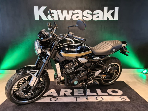 Imagem 5 de 10 de Kawasaki - Z900 Rs Preta 2022 - Lançamento