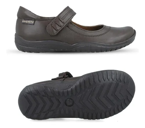 Zapato escolar store cafe para niña