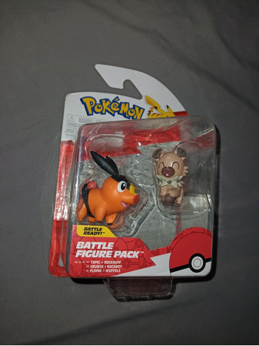 Pokémon Tepig Y Rockruff Battle Figure Pack Origi Nintendo 