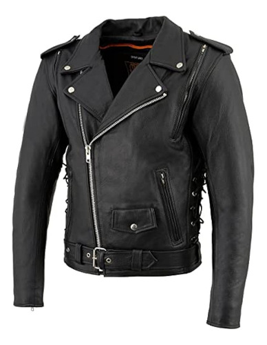 Milwaukee Leather 'wild One' Lkm1775 Chaqueta Ventilada De C