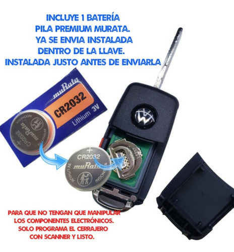 Llave Control Chip Jetta Clasico Team Aire Sport 2010-2016