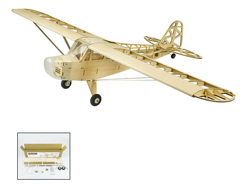 S2301 Balsa Madera Rc Avión 1200mm Eléctrica Powered J3 Cub