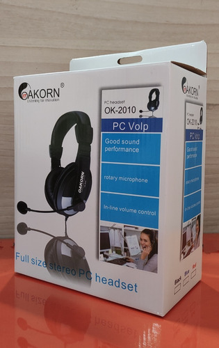 Audífonos Con Micrófono Gaming Oakorn